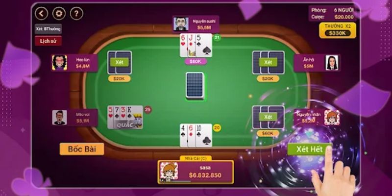 Cách thức tham gia chơi đánh bài xì dách online vô cùng đơn giản